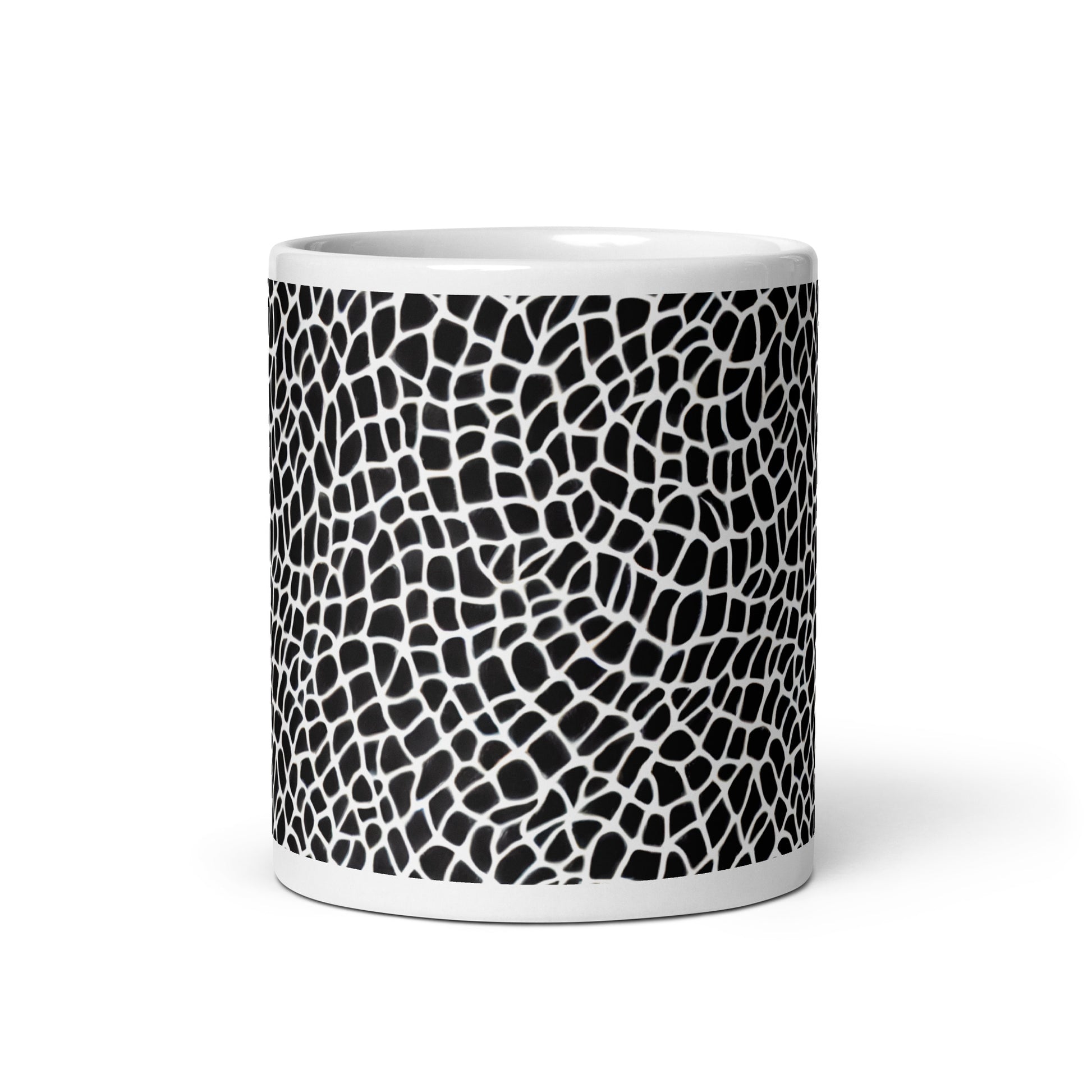 Forma Hide ceramic coffee mug - 11 oz - front view