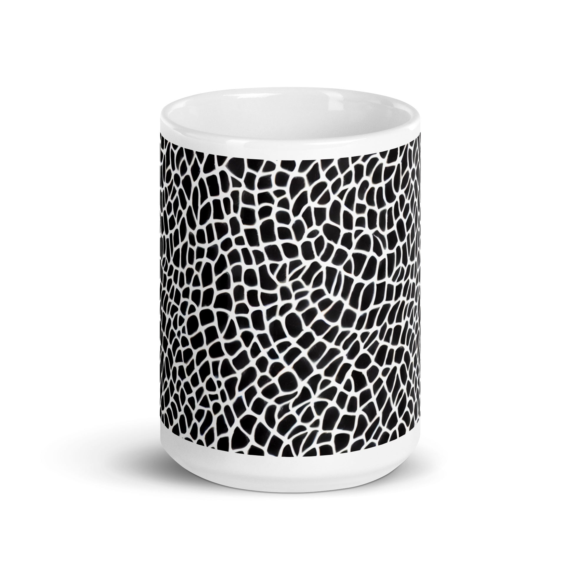 Forma Hide ceramic coffee mug - 15 oz - front view