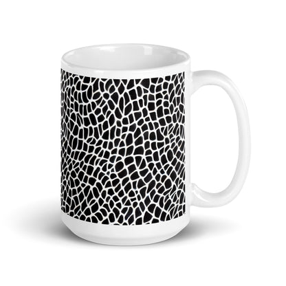 Forma Hide ceramic coffee mug - 15 oz - handle on right