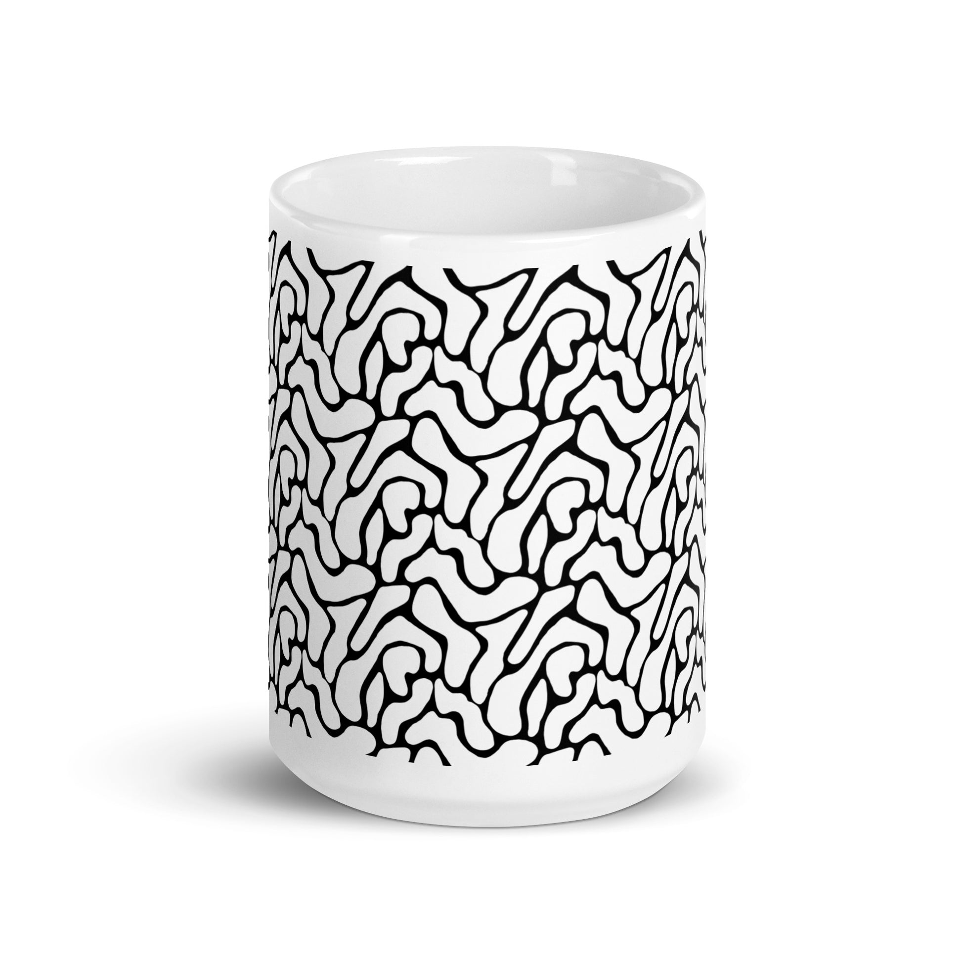 Forma Reef ceramic coffee mug - 15 oz - front view