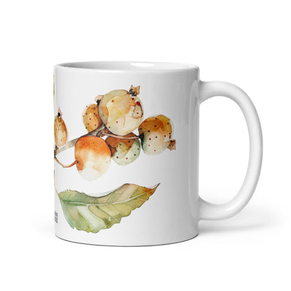 Harvest — Russet ceramic coffee mug - 11 oz - handle on right