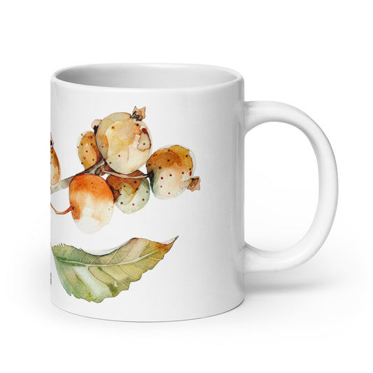 Harvest — Russet ceramic coffee mug - 20 oz - handle on right