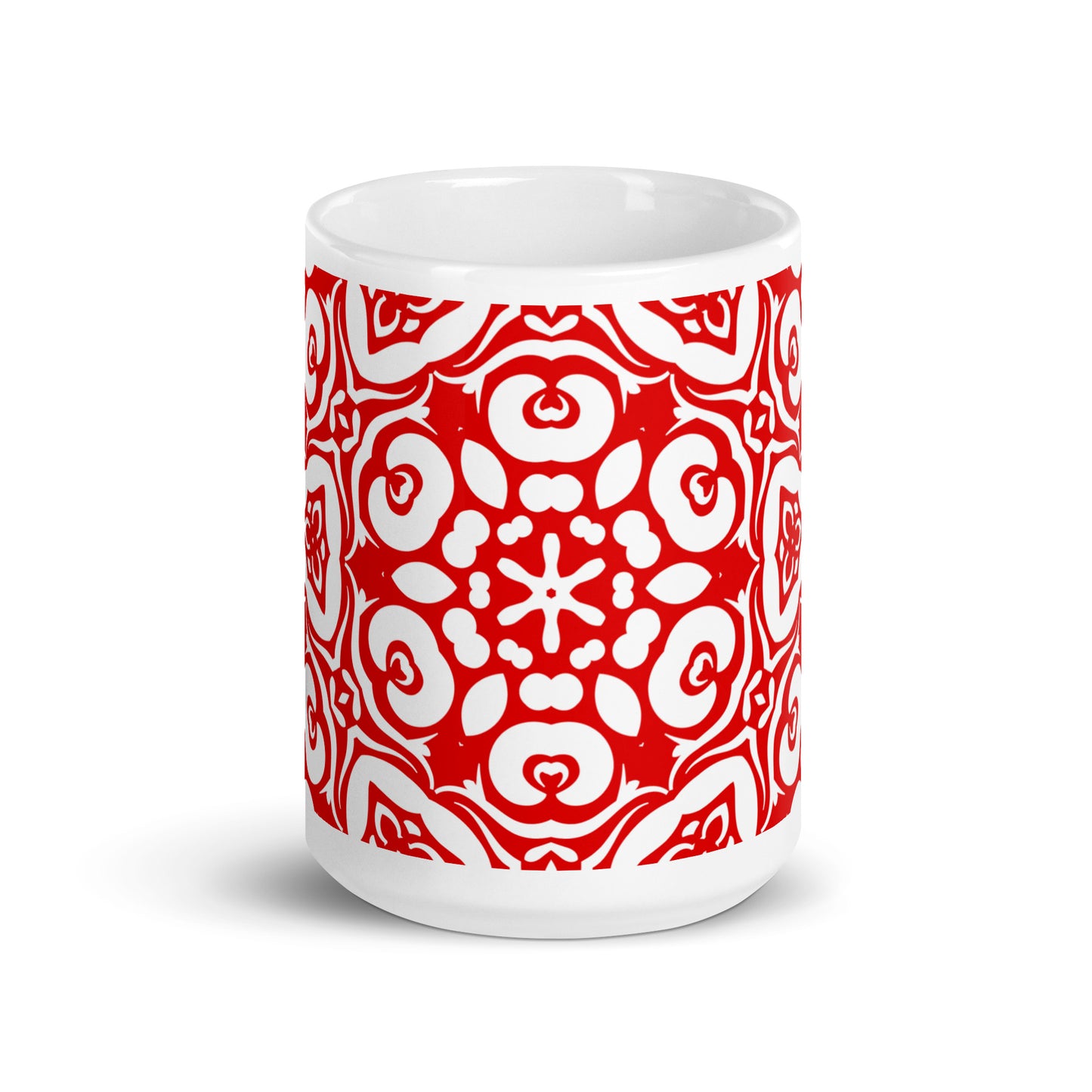 InkFlow Chalice ceramic coffee mug - 20 oz - front view