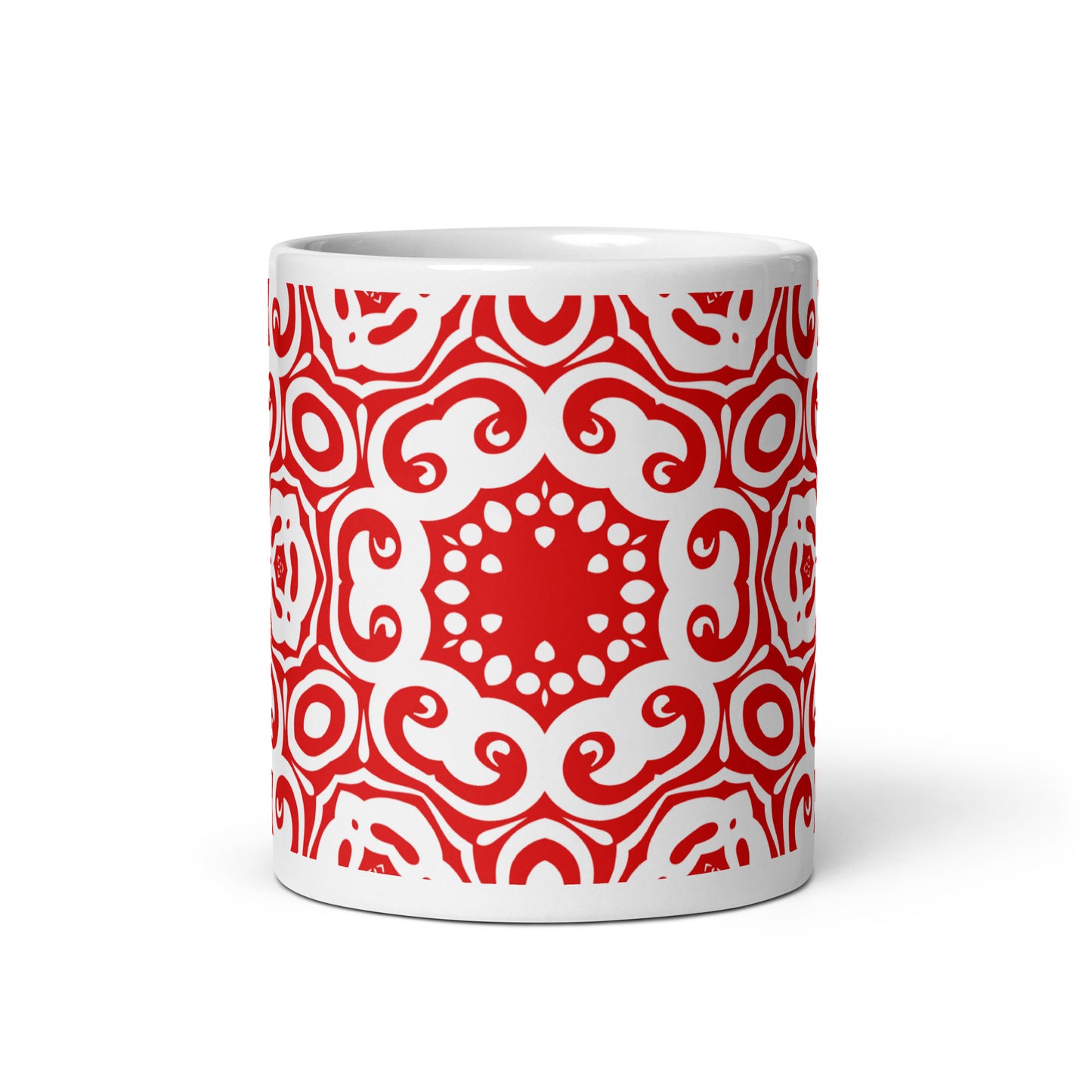 InkFlow Corona ceramic coffee mug - 15 oz - front view
