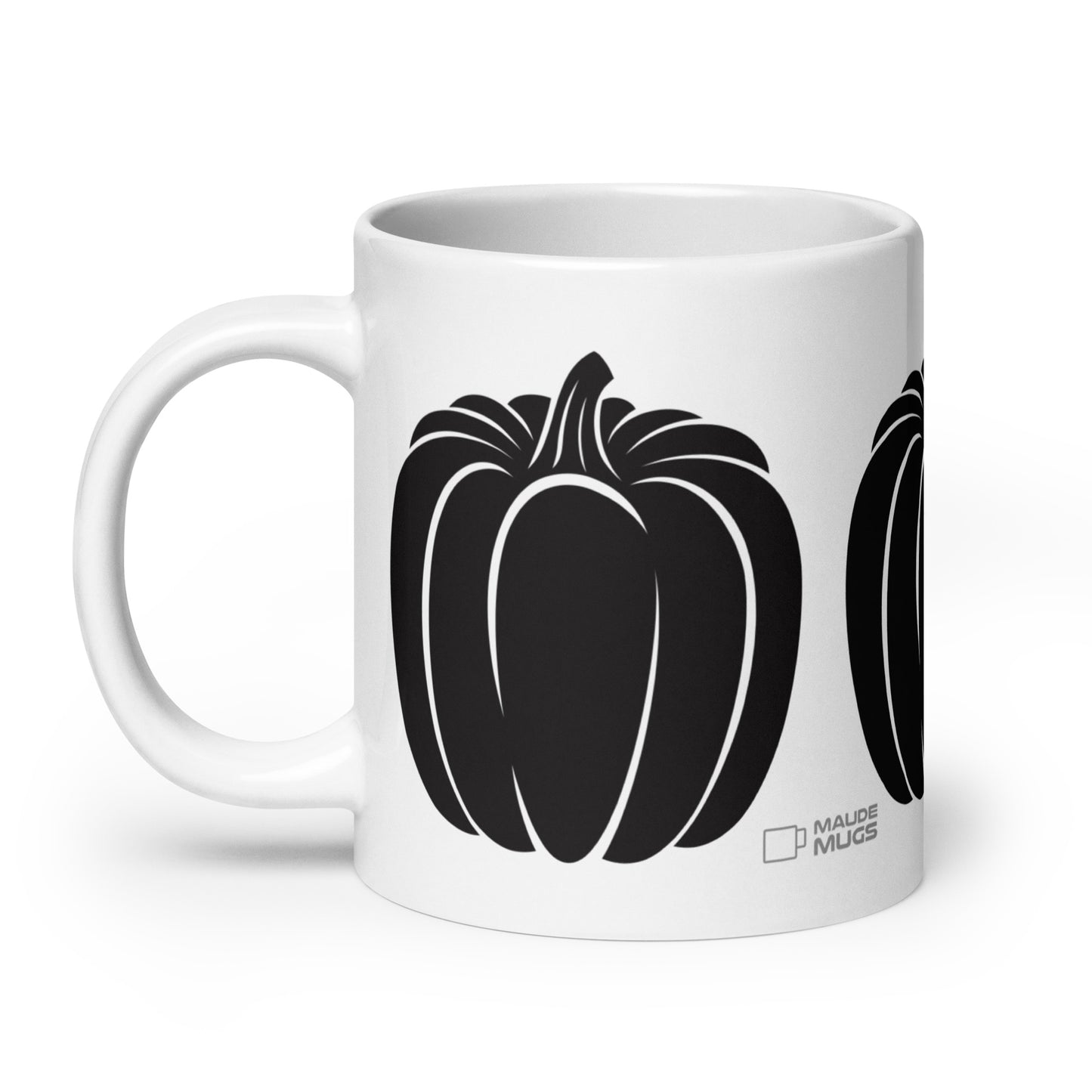 Jack — Classic ceramic coffee mug - 20 oz - handle on left
