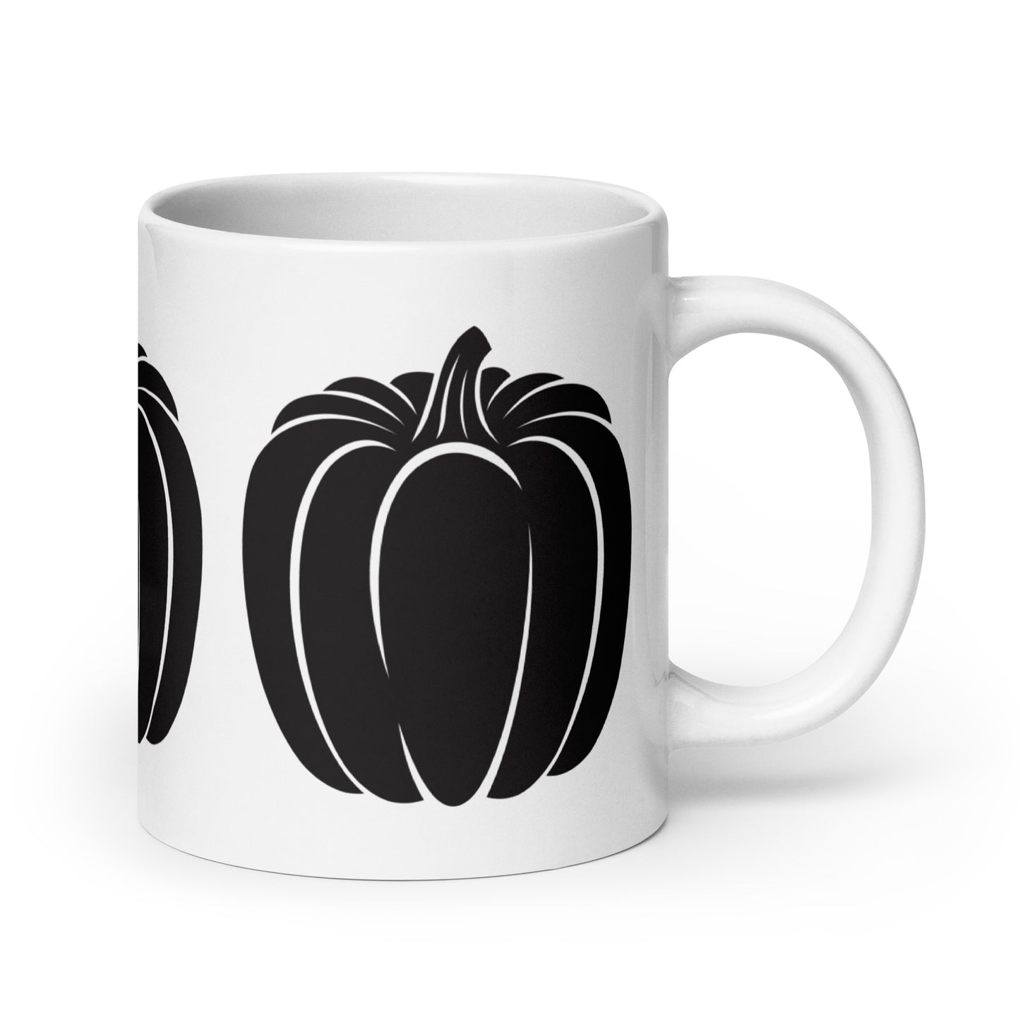 Jack — Classic ceramic coffee mug - 20 oz - handle on right