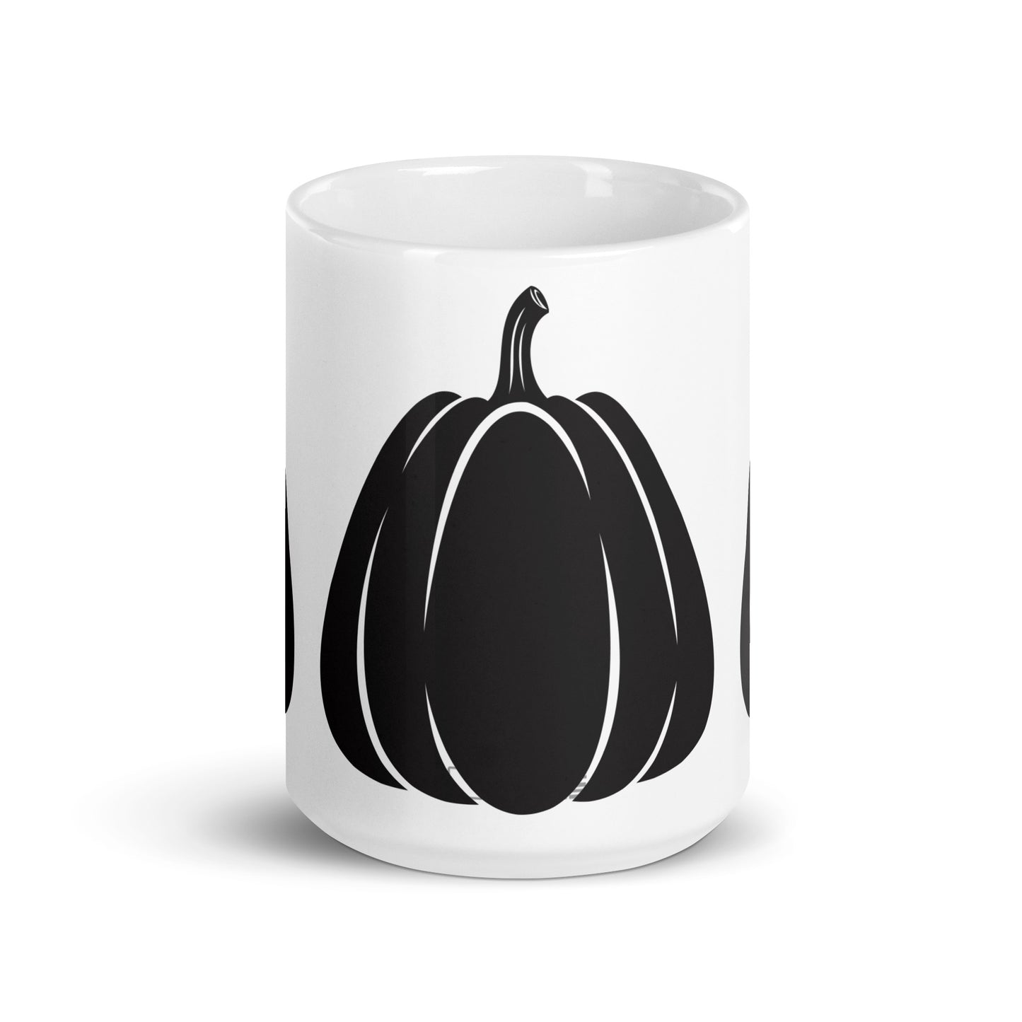 Jack — Tall ceramic coffee mug - 15 oz - front view