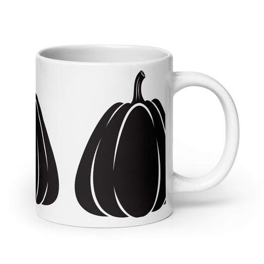 Jack — Tall ceramic coffee mug - 20 oz - handle on right