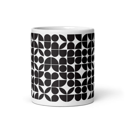 Mauderno Block ceramic coffee mug - 11 oz - front view