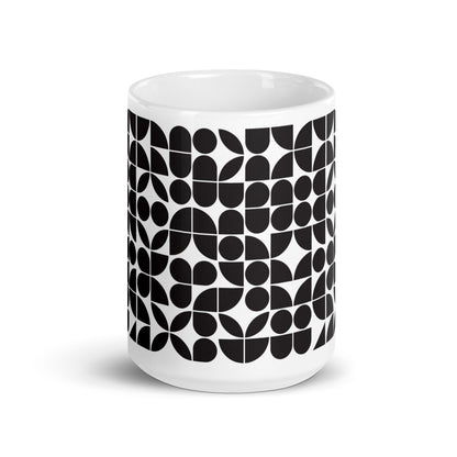Mauderno Block ceramic coffee mug - 15 oz - front view