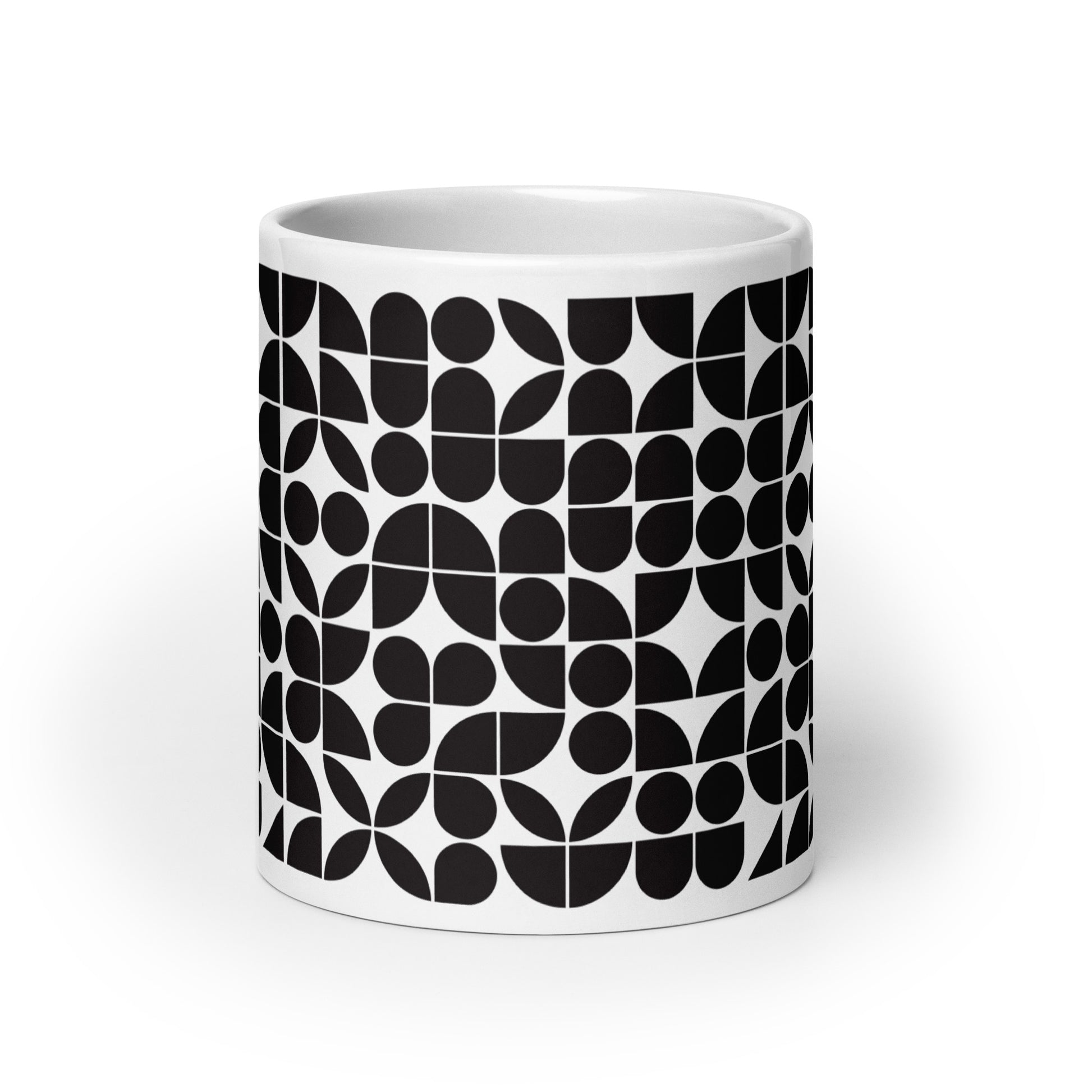 Mauderno Block ceramic coffee mug - 20 oz - front view