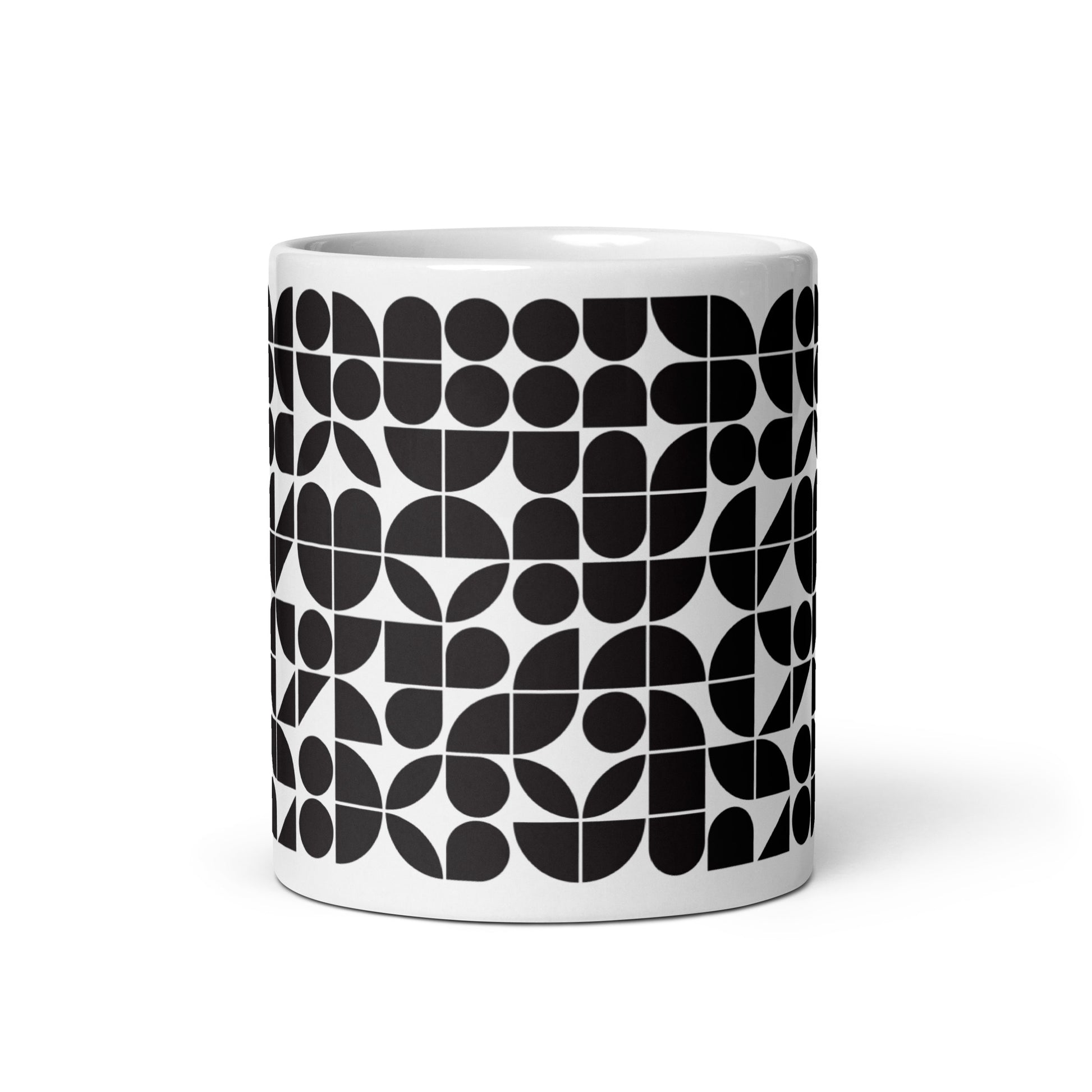 Mauderno Cog ceramic coffee mug - 11 oz - front view
