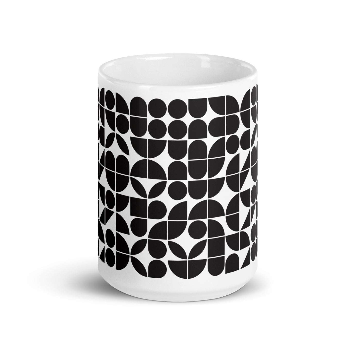 Mauderno Cog ceramic coffee mug - 15 oz - front view