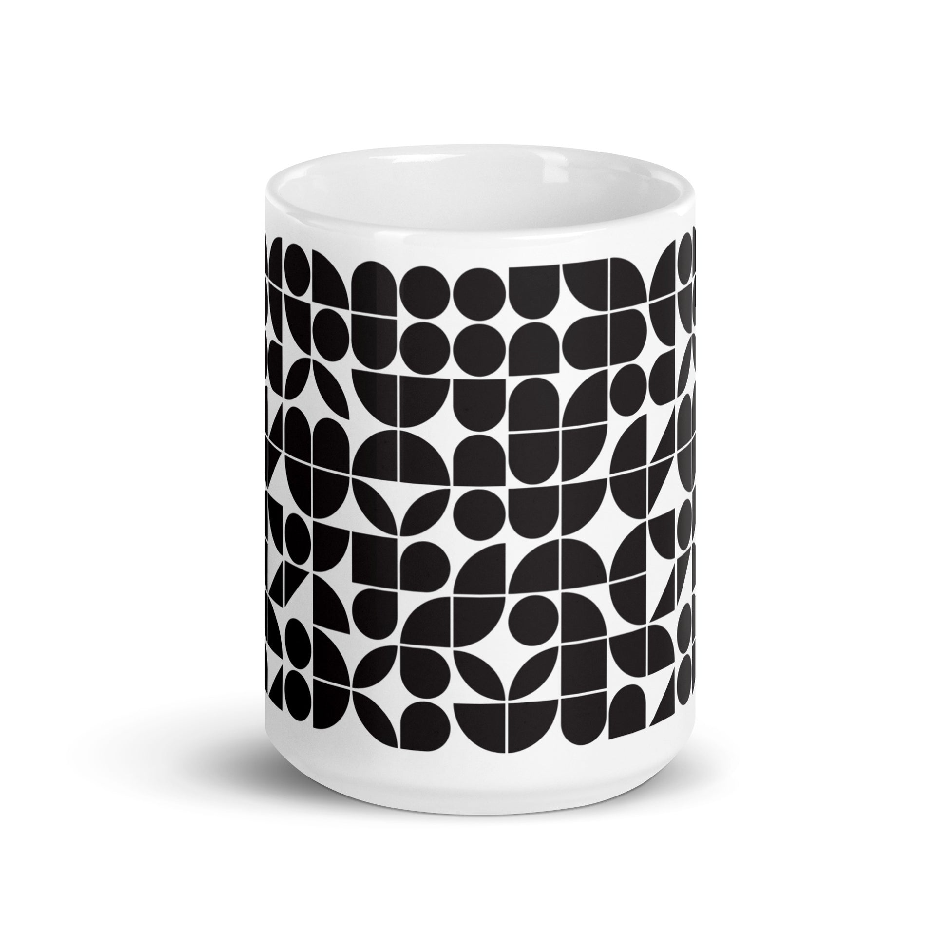 Mauderno Cog ceramic coffee mug - 15 oz - front view