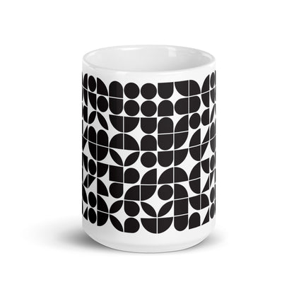 Mauderno Cog ceramic coffee mug - 15 oz - front view
