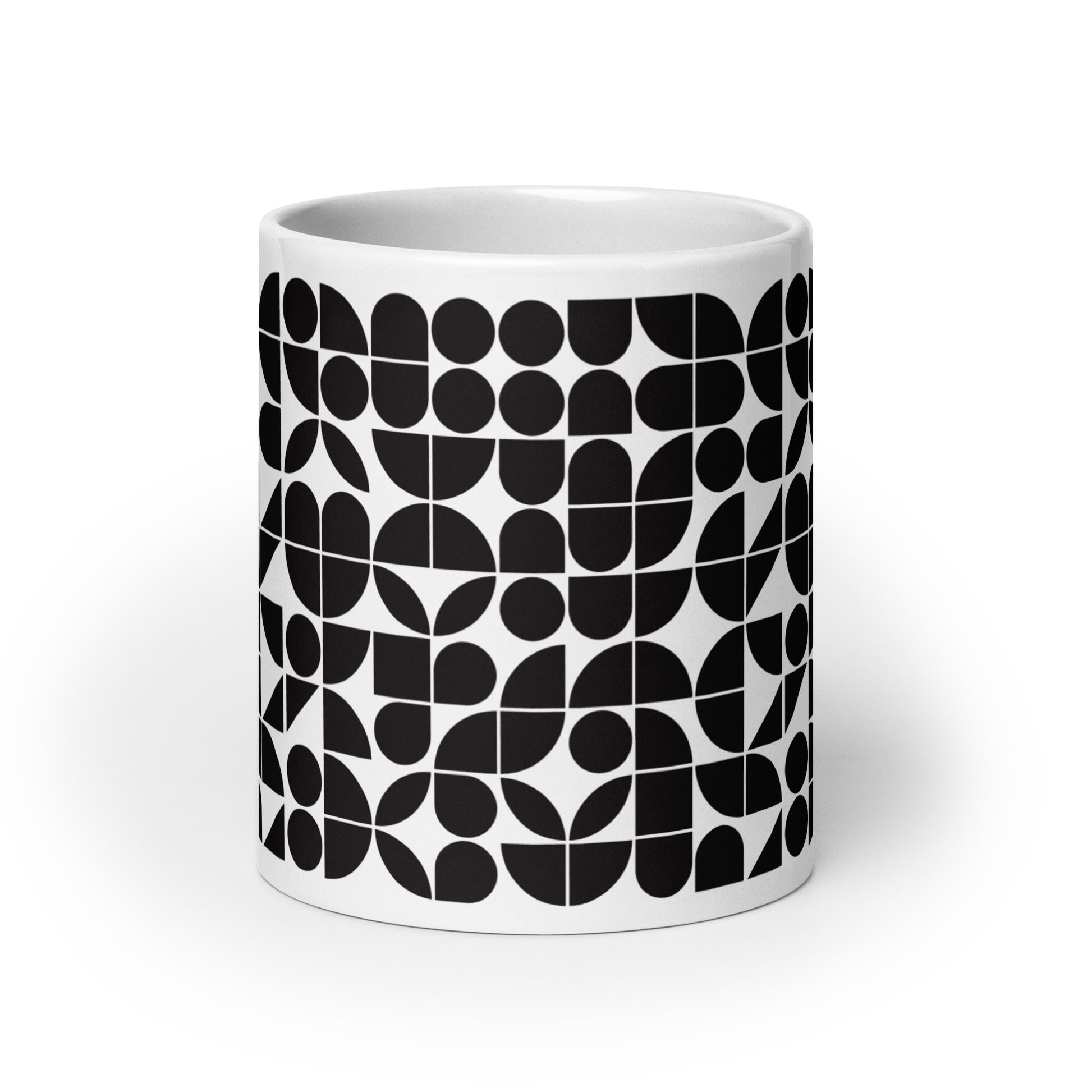 Mauderno Cog ceramic coffee mug - 20 oz - front view