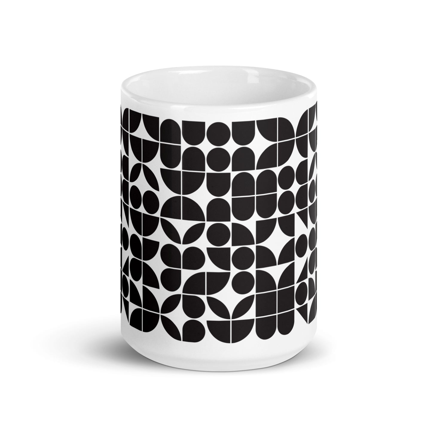 Mauderno Lens ceramic coffee mug - 15 oz - front view