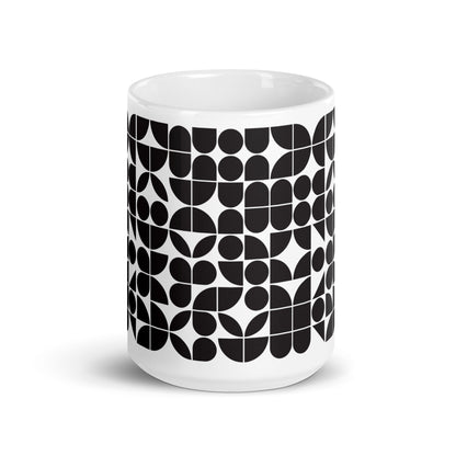 Mauderno Lens ceramic coffee mug - 15 oz - front view