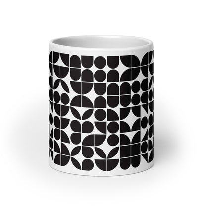Mauderno Lens ceramic coffee mug - 20 oz - front view
