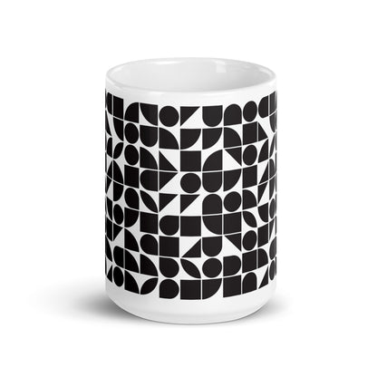 Mauderno Shard ceramic coffee mug - 15 oz - front view