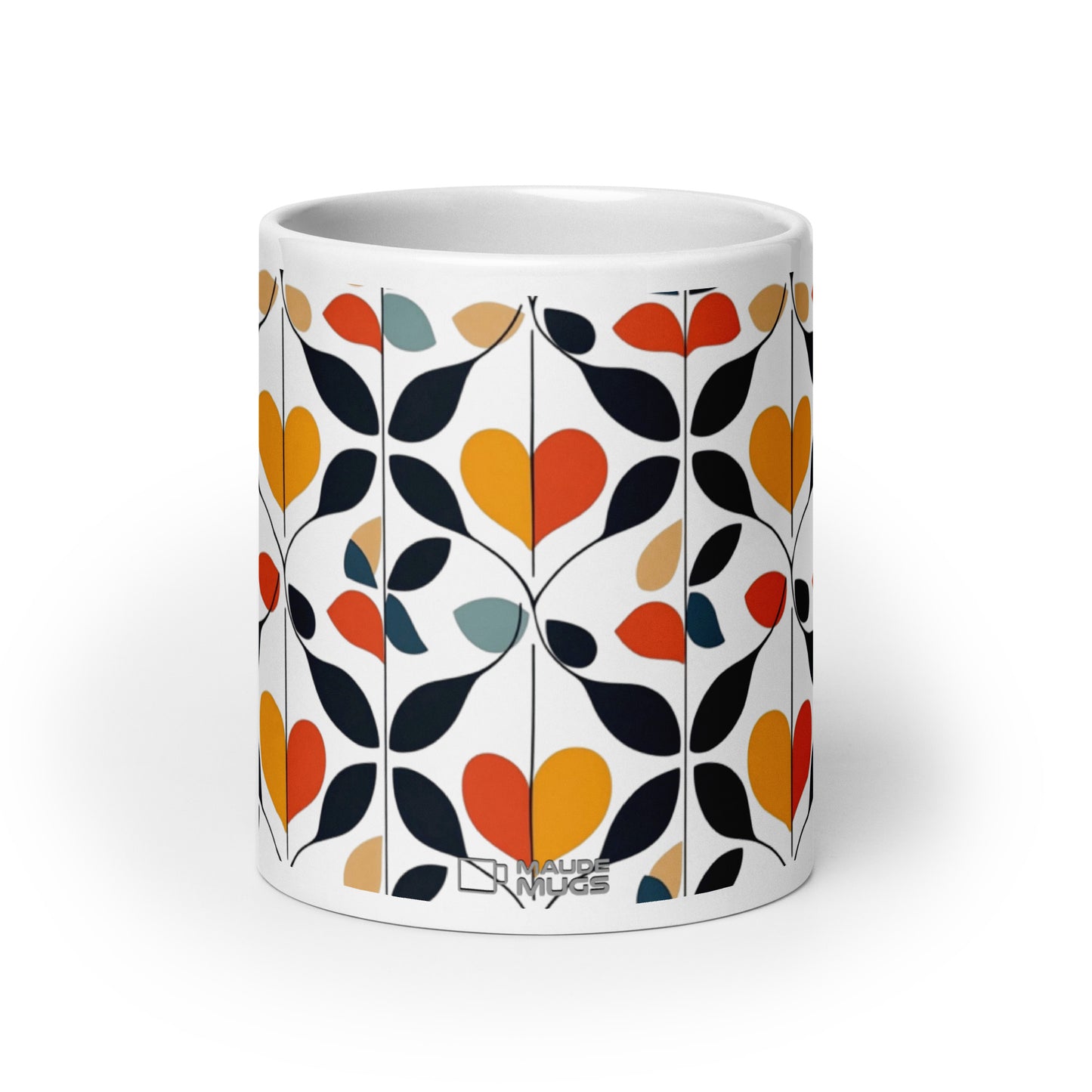 Orchard ceramic coffee mug - 20oz - front view