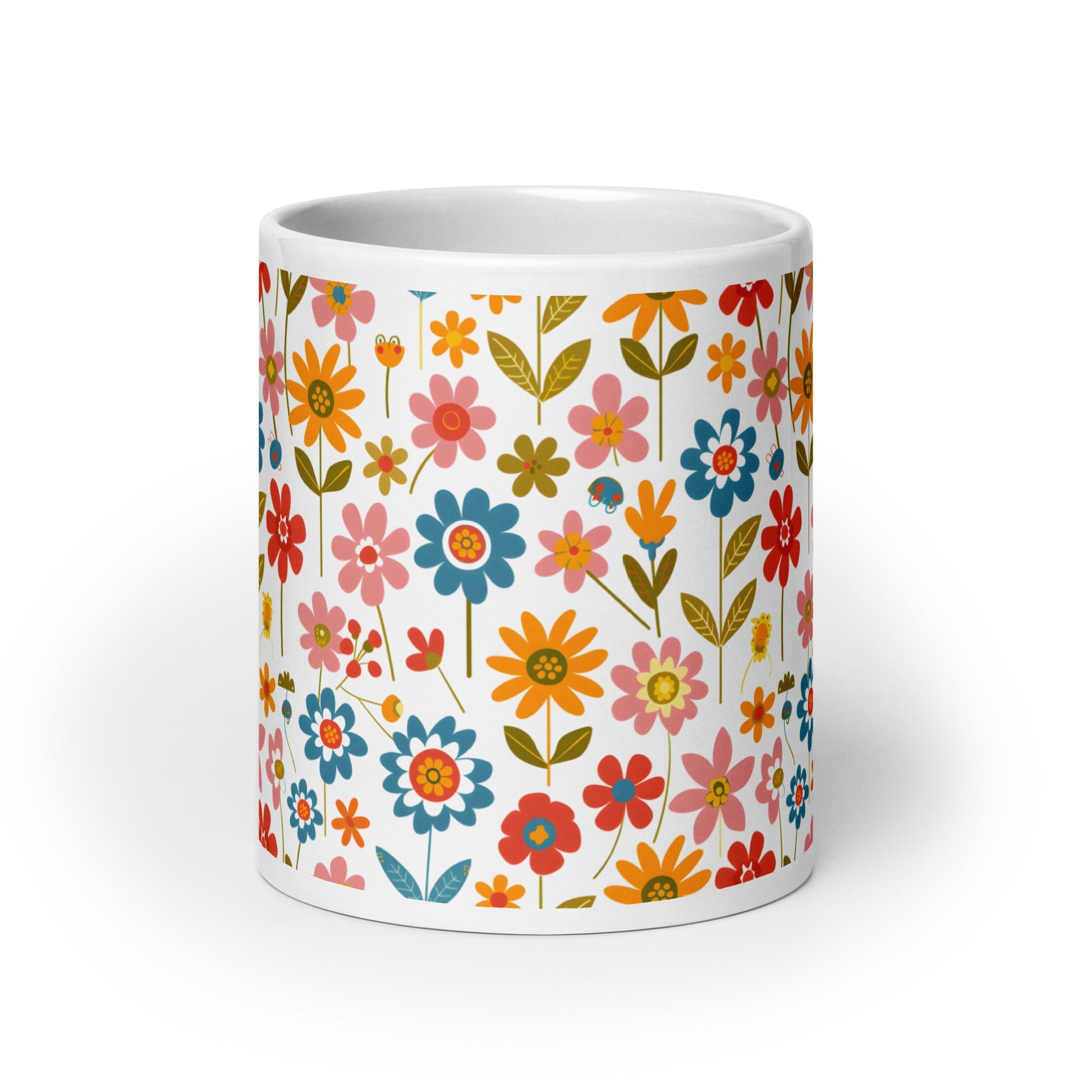 Posy — Jubilee ceramic coffee mug - 20oz - front view