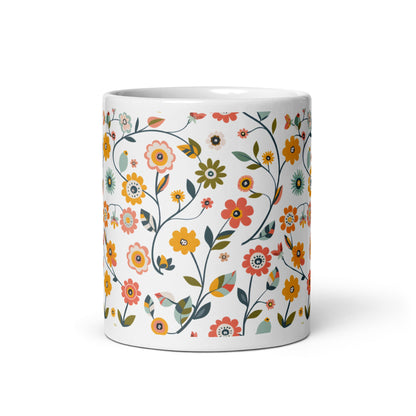Posy — Ramble ceramic coffee mug - 11oz - front view