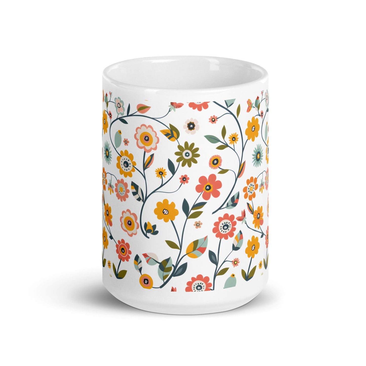 Posy — Ramble ceramic coffee mug - 15oz - front view