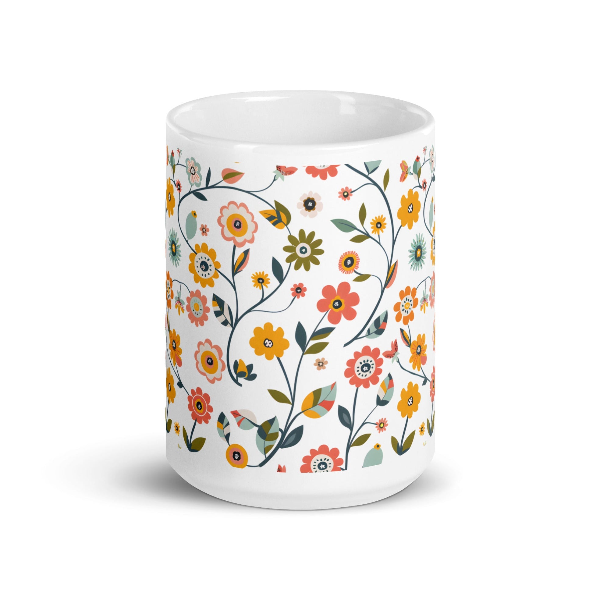 Posy — Ramble ceramic coffee mug - 15oz - front view