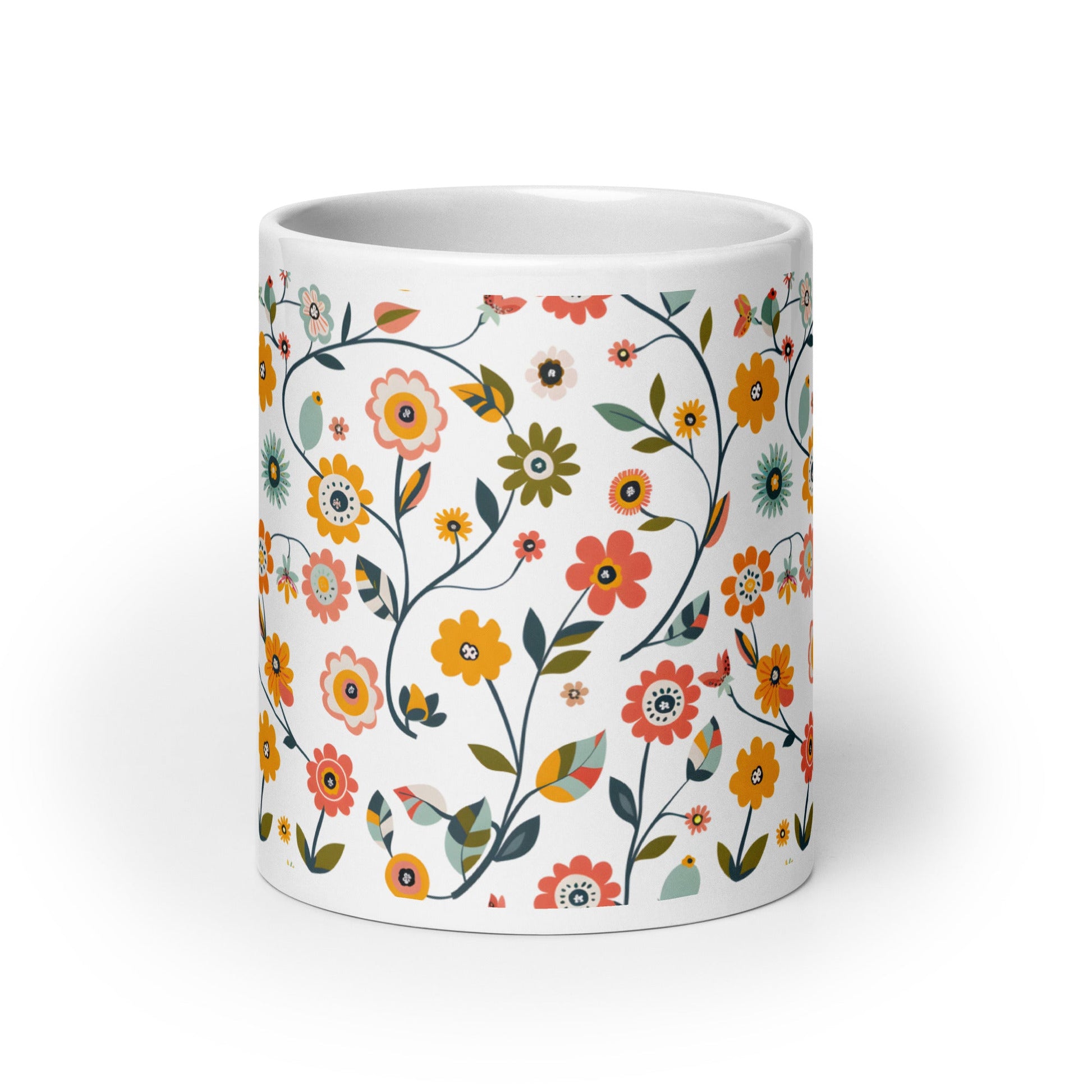 Posy — Ramble ceramic coffee mug - 20oz - front view