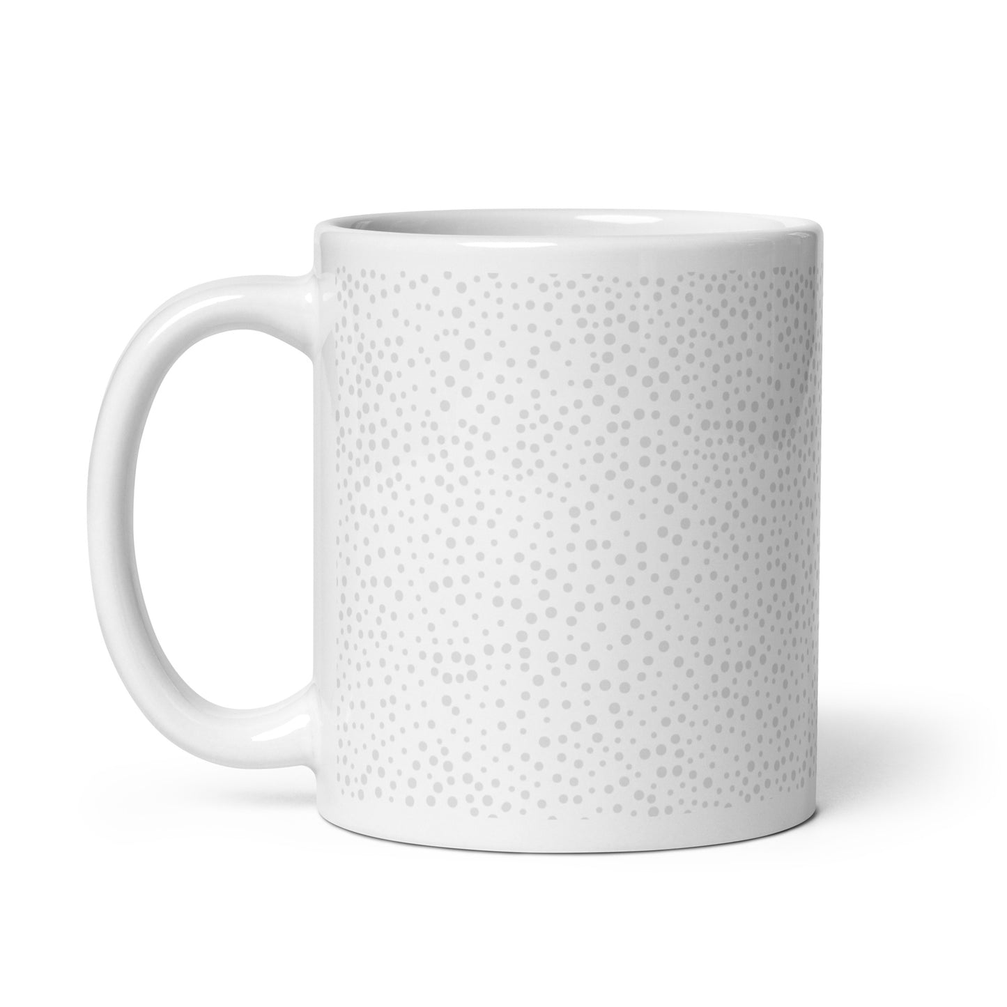 Reverie Dew ceramic coffee mug - 11 oz - handle on left