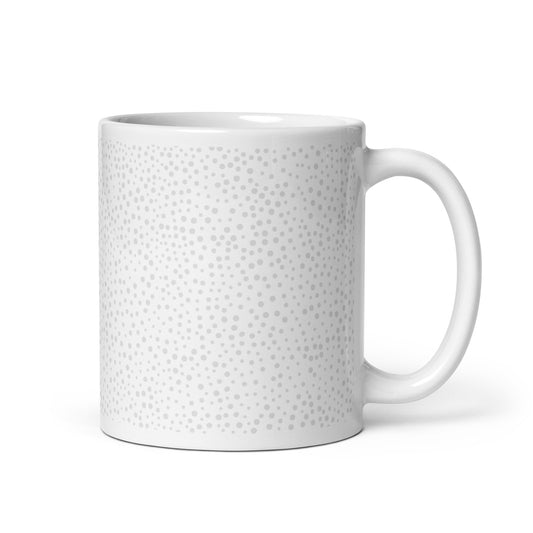 Reverie Dew ceramic coffee mug - 11 oz - handle on right