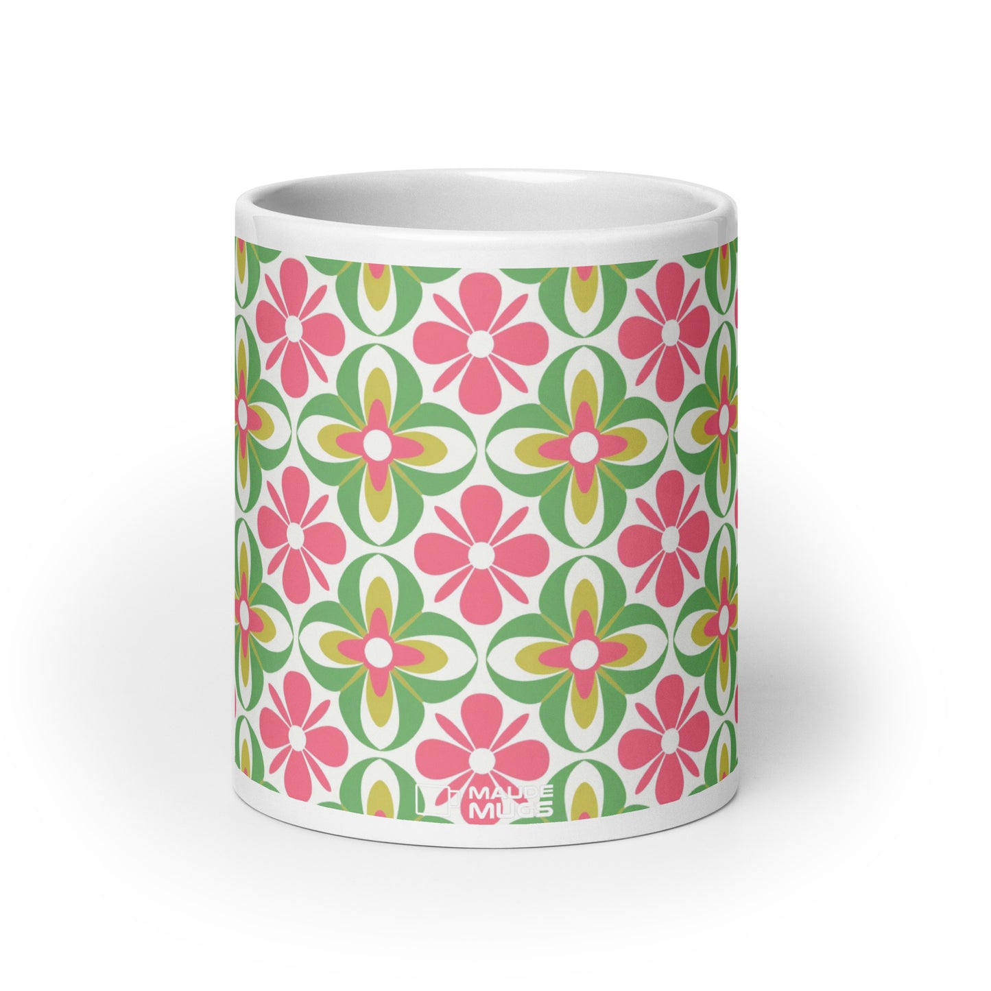 Riviera — Bloom ceramic coffee mug - 20oz - front view