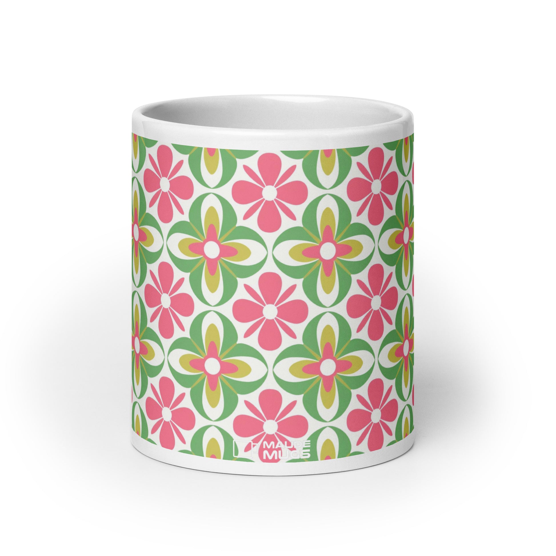 Riviera — Bloom ceramic coffee mug - 20oz - front view