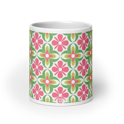 Riviera — Bloom ceramic coffee mug - 20oz - front view