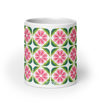 Riviera — Tile ceramic coffee mug - 20oz - front view