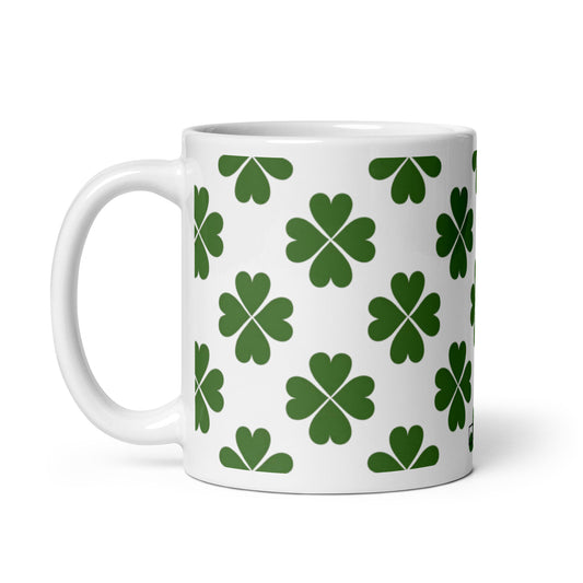 Shamrock — Grove ceramic coffee mug - 11oz - handle on left