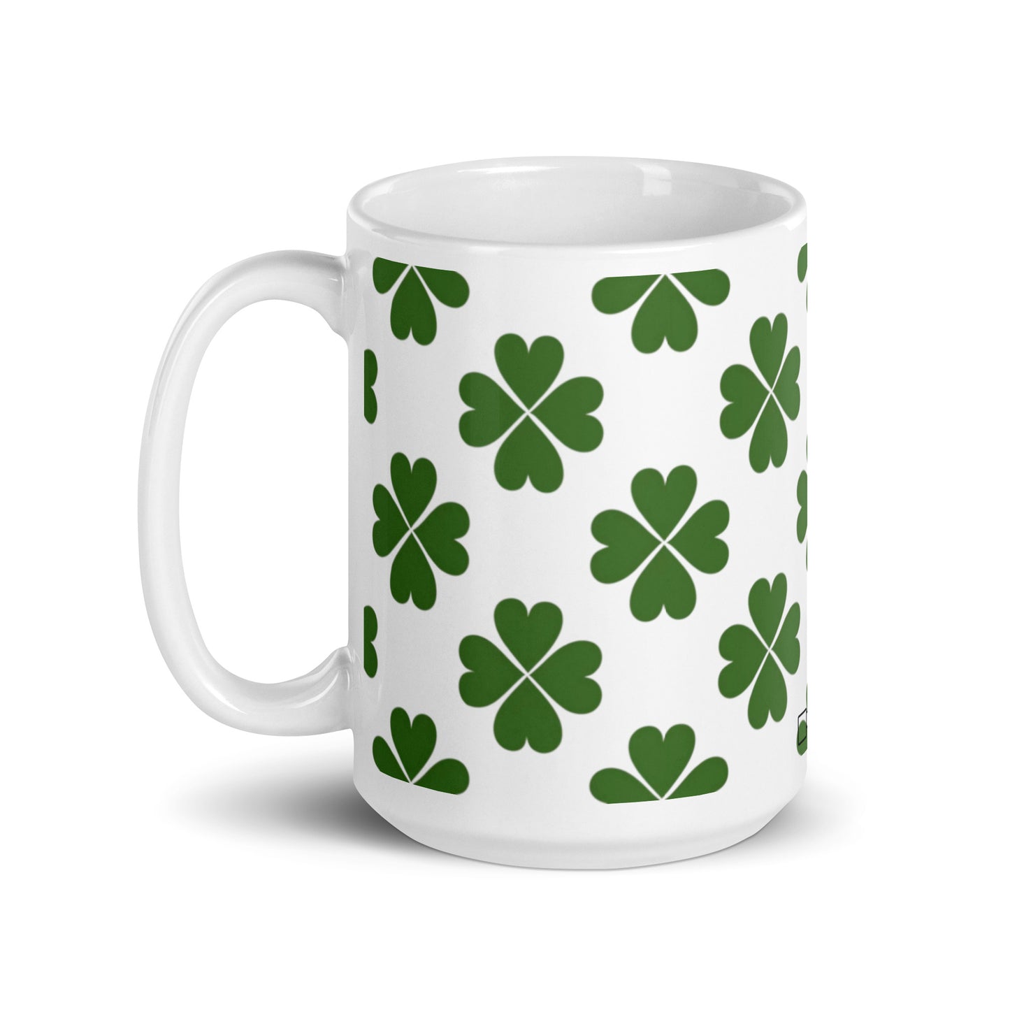 Shamrock — Grove ceramic coffee mug - 15oz - handle on left