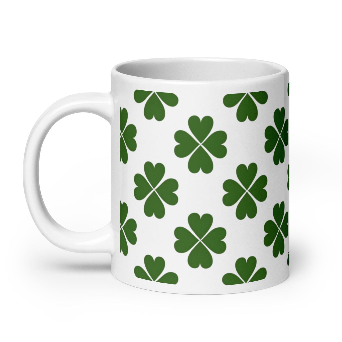 Shamrock — Grove ceramic coffee mug - 20oz - handle on left