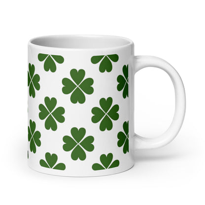 Shamrock — Grove ceramic coffee mug - 20oz - handle on right