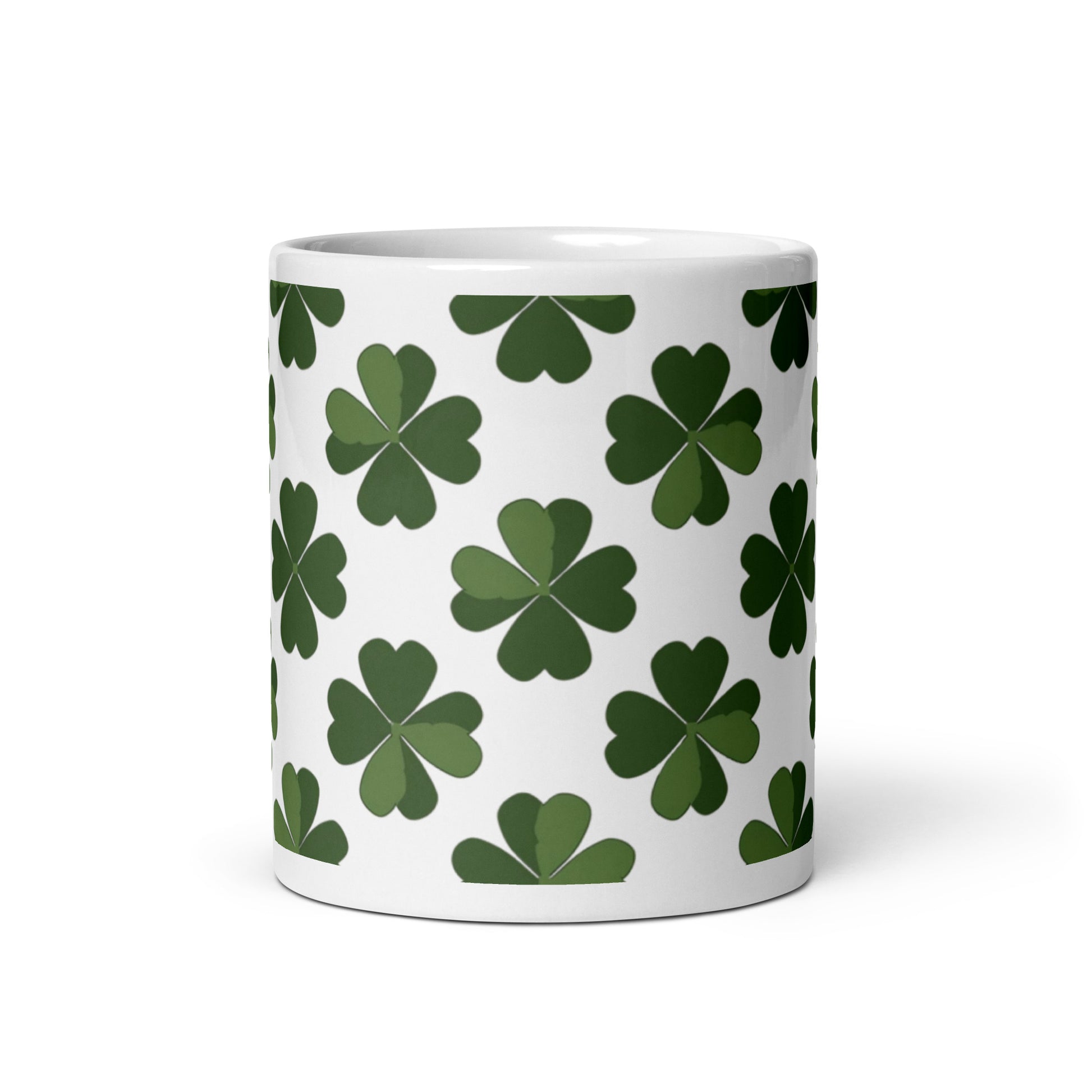 Shamrock — Ivy ceramic coffee mug - 11oz - front view
