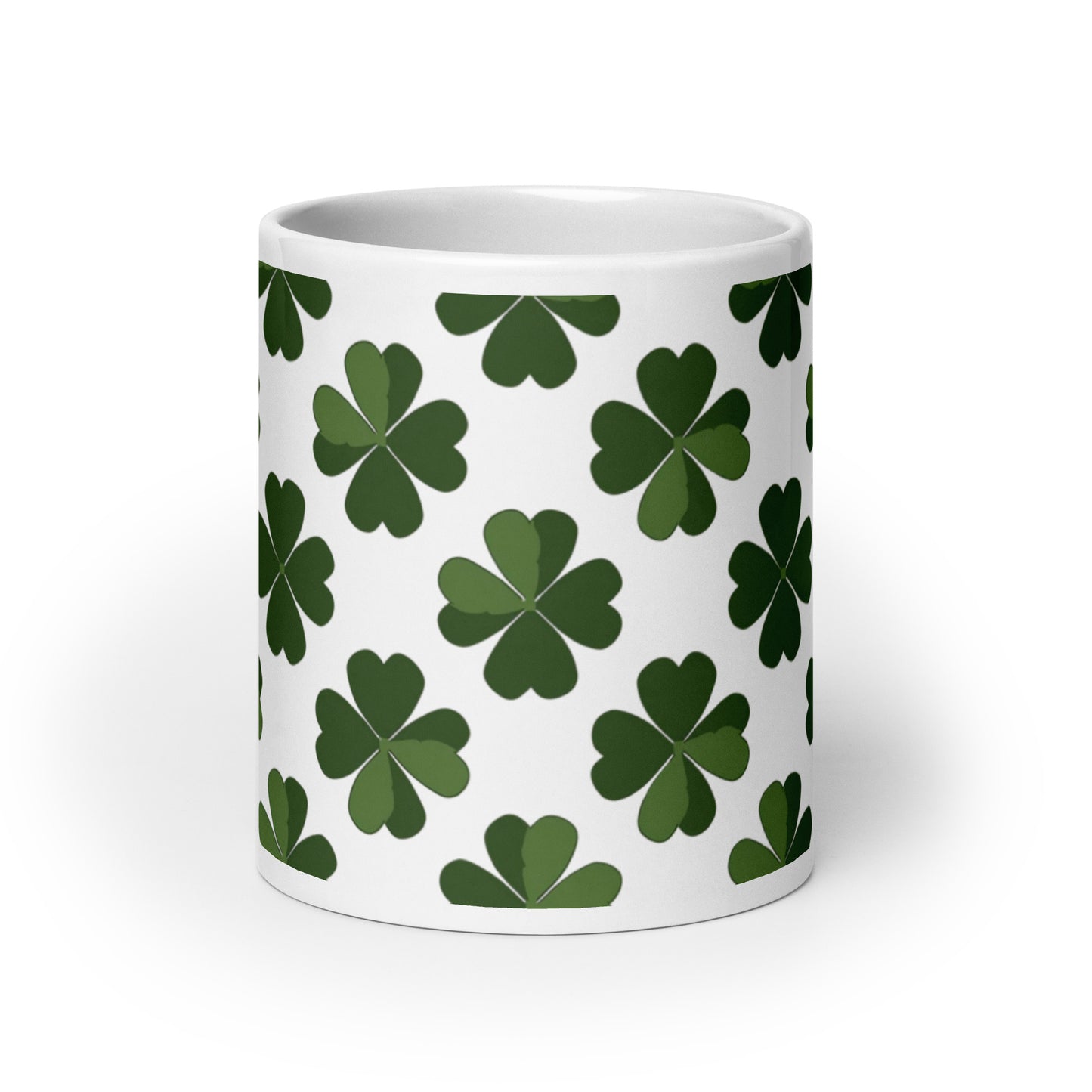 Shamrock — Ivy ceramic coffee mug - 20oz - front view
