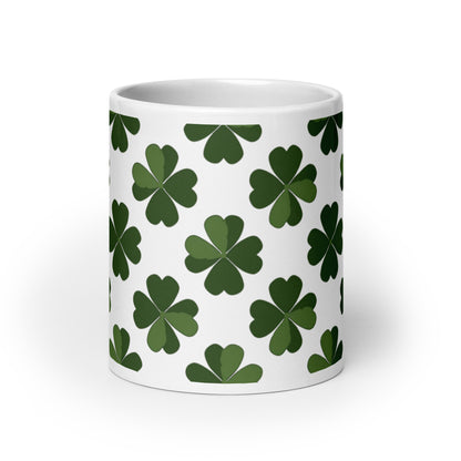 Shamrock — Ivy ceramic coffee mug - 20oz - front view