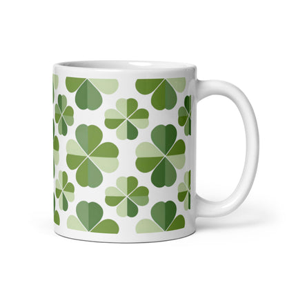 Shamrock — Meadow ceramic coffee mug - 11oz - handle on right