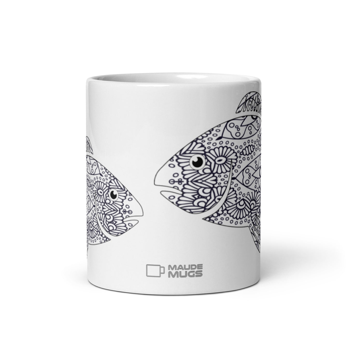 Shoal — Bloom ceramic coffee mug - 11oz - front view