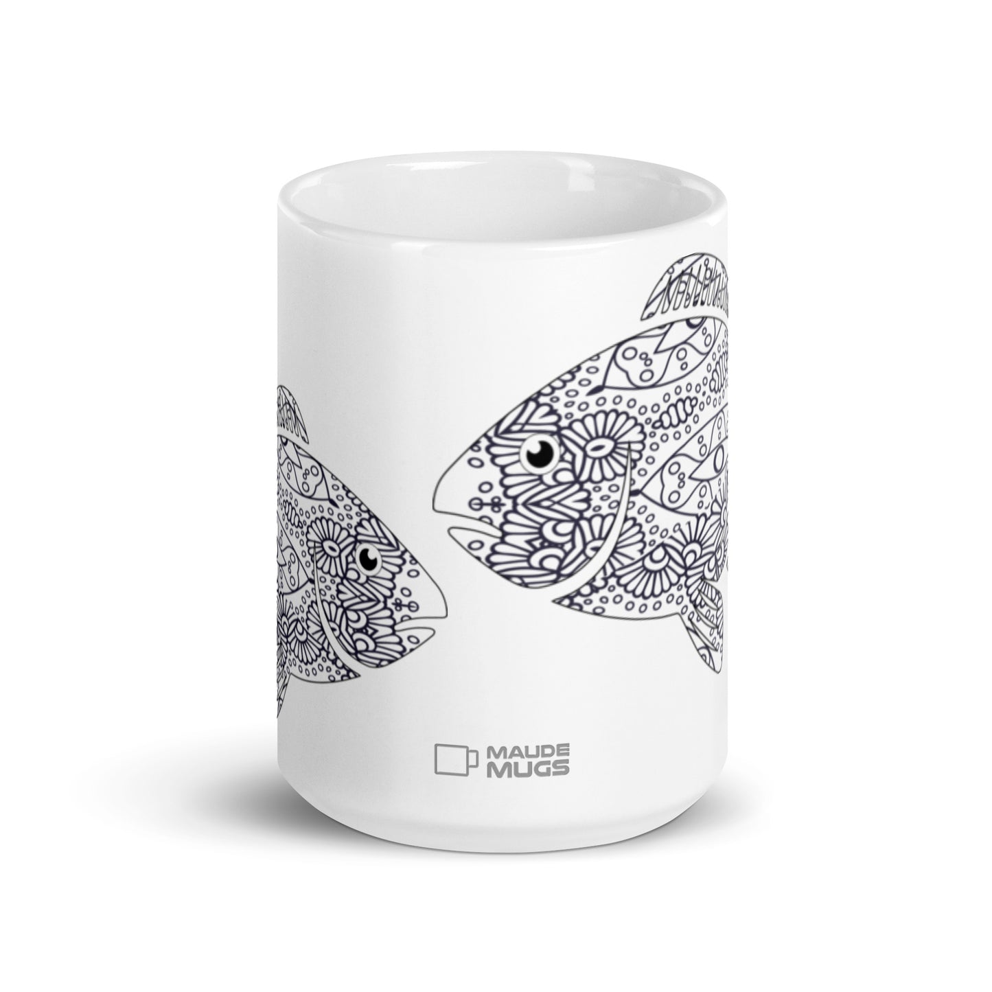 Shoal — Bloom ceramic coffee mug - 15oz - front view