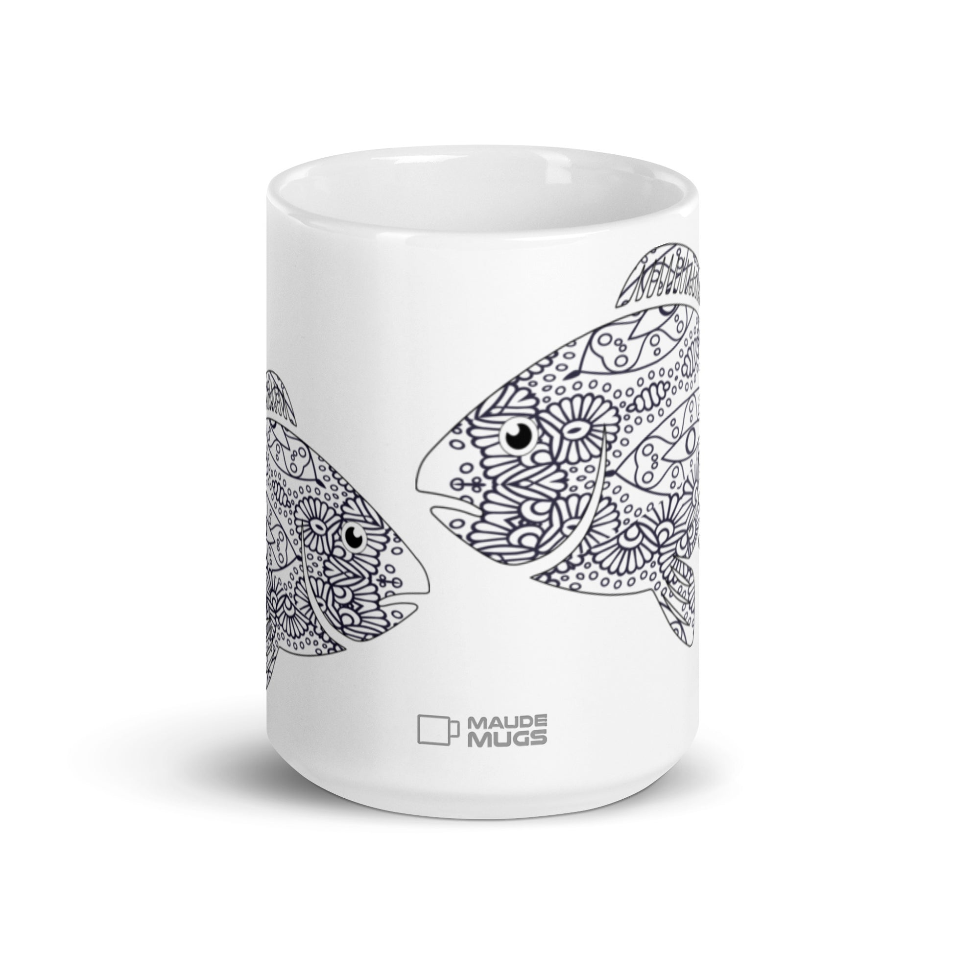 Shoal — Bloom ceramic coffee mug - 15oz - front view