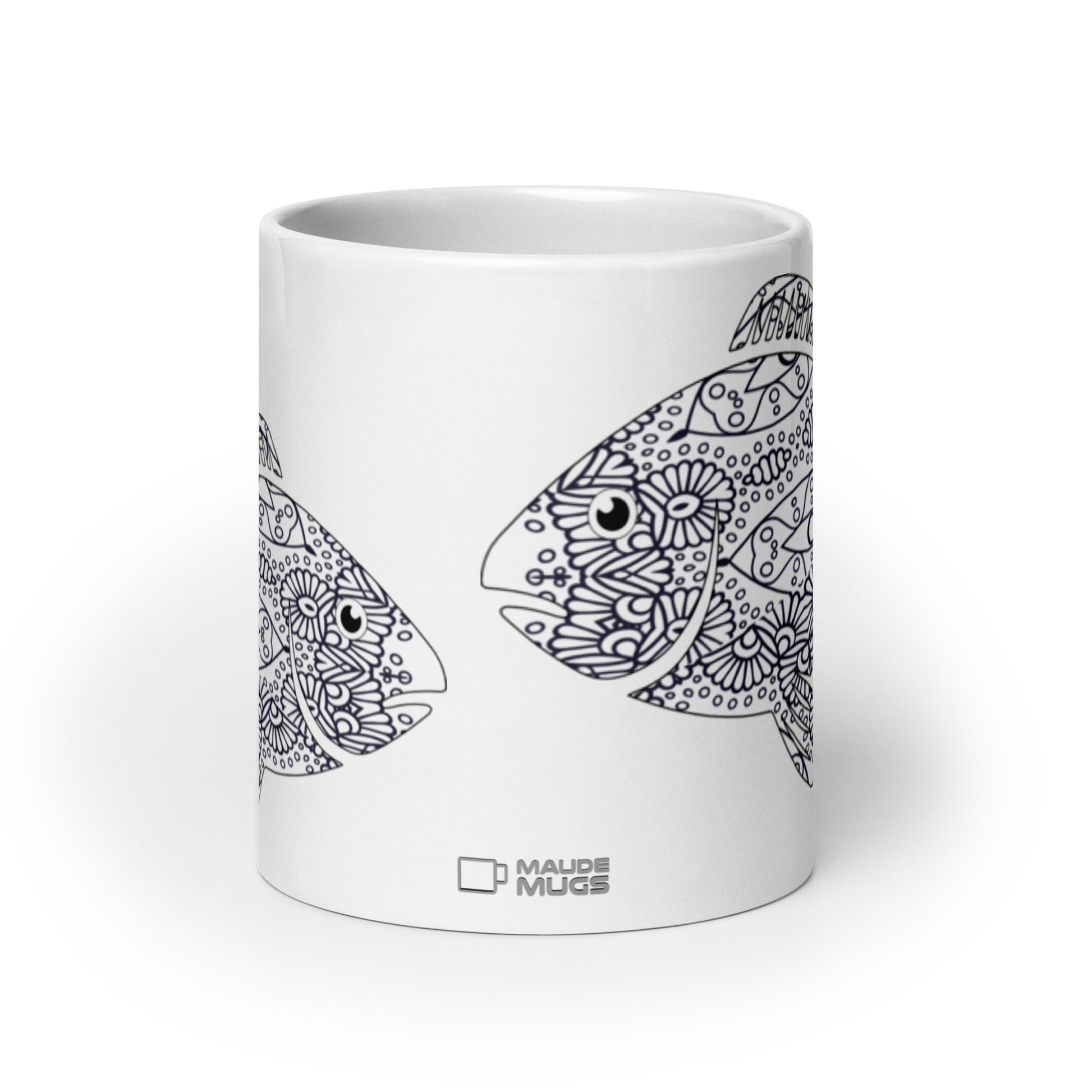 Shoal — Bloom ceramic coffee mug - 20oz - front view