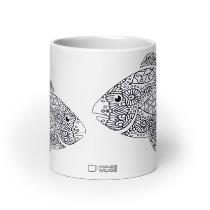 Shoal — Bloom ceramic coffee mug - 20oz - front view