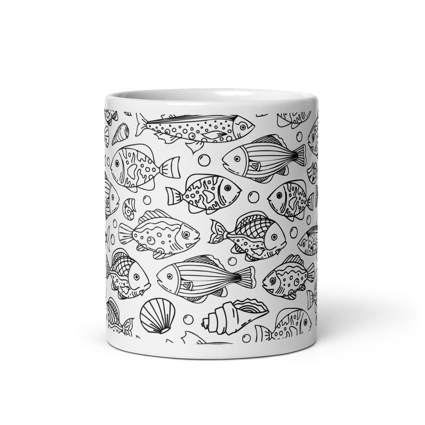 Shoal — Reef ceramic coffee mug - 11oz - front view